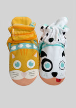 Load image into Gallery viewer, Kitten + Puppy Mismatched Booties