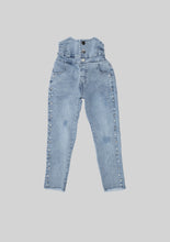 Load image into Gallery viewer, Ruffled Blouse + High Waisted Jean Set