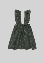 Load image into Gallery viewer, Green Seersucker Pinafore Dress