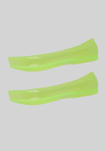 Load image into Gallery viewer, Chartreuse Jelly Flats