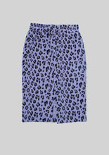 Load image into Gallery viewer, Purple Leopard Pencil Skirt