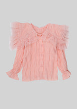 Load image into Gallery viewer, Ruffled Blouse + High Waisted Jean Set