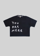 Load image into Gallery viewer, 'You Are Here' Icon Black Tee