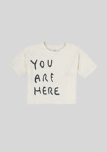 Load image into Gallery viewer, 'You Are Here' Icon Ivory Tee