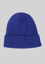 Load image into Gallery viewer, Cobalt Smiley Face Knit Beanie