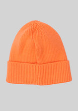 Load image into Gallery viewer, Orange Smiley Face Knit Beanie