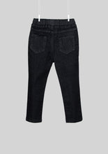 Load image into Gallery viewer, Ripped Black Denim Skinny Jeans