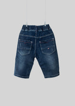 Load image into Gallery viewer, Blue Denim Bermuda Shorts