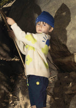 Load image into Gallery viewer, Navy Blue Smiley Drawstring Shorts