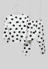 Load image into Gallery viewer, Black Polka Dot Pajamas