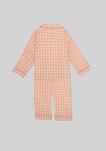 Load image into Gallery viewer, Pink + Yellow Gingham Pajama Set