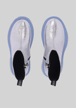 Load image into Gallery viewer, Silver Metallic Zip Up Boots