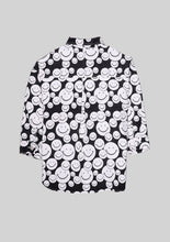 Load image into Gallery viewer, Smiley Oversized Jean Jacket