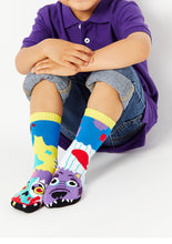 Load image into Gallery viewer, Zombie and Werewolf Mismatched Socks