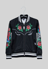 Load image into Gallery viewer, Six Bunnies Rock n’ Roll Varsity Jacket