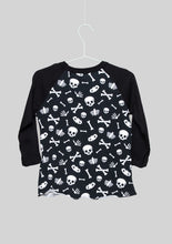 Load image into Gallery viewer, Six Bunnies Bones Raglan