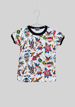 Load image into Gallery viewer, Six Bunnies Tattoo Ringer Tee