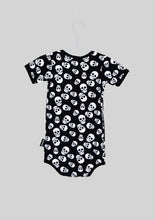 Load image into Gallery viewer, Six Bunnies Polkaskulls Romper