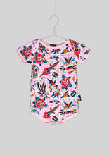 Load image into Gallery viewer, Six Bunnies Pink Gingham Tattoo Romper