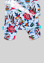 Load image into Gallery viewer, Six Bunnies One-Piece Tattoo Playsuit