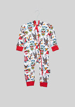 Load image into Gallery viewer, Six Bunnies Tattoo Hooded Playsuit