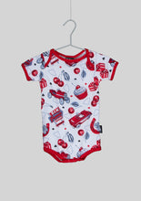 Load image into Gallery viewer, Six Bunnies Hot Rod Romper