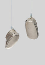 Load image into Gallery viewer, Gold Fringed Leather Moccasins