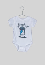 Load image into Gallery viewer, Baby Teith Bowie “Stardust” White Bodysuit