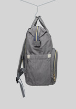 Load image into Gallery viewer, Gray Canvas Euro Diaper Bag