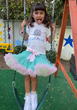 Load image into Gallery viewer, Mint and Pink Two-Tone Ruffle Tutu