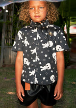 Load image into Gallery viewer, Black Pleather Shorts