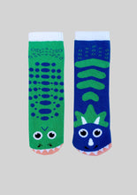 Load image into Gallery viewer, T-Rex and Triceratops Mismatched Socks