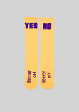 Load image into Gallery viewer, Yes/No Yellow Socks