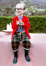 Load image into Gallery viewer, Red Classic Crew Cardigan