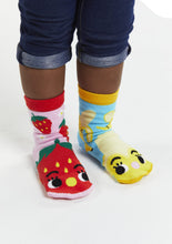 Load image into Gallery viewer, Strawberry and Banana Mismatched Socks