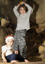 Load image into Gallery viewer, Gray Zebra Print Sweats