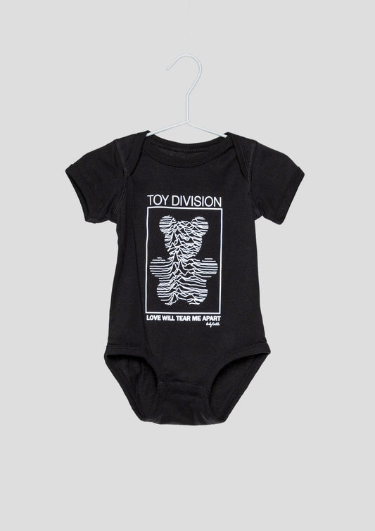 Baby Teith “Toy Division” Black Bodysuit