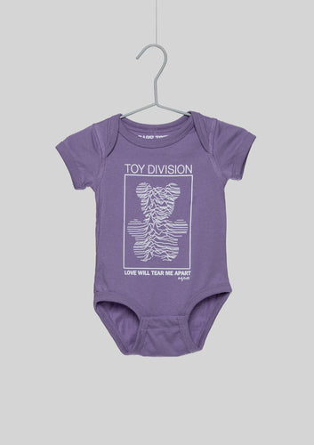 Baby Teith “Toy Division” Lavender Bodysuit