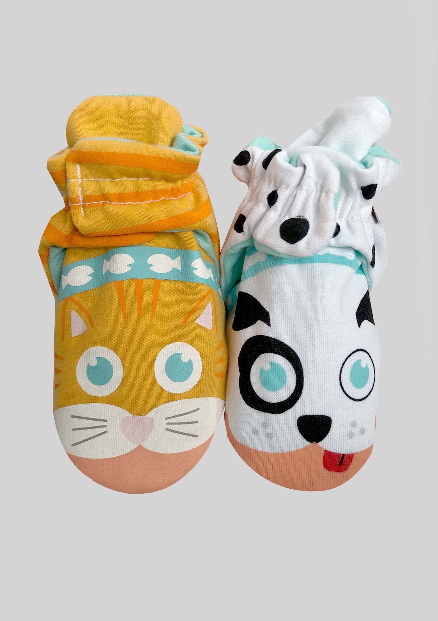 Kitten + Puppy Mismatched Booties
