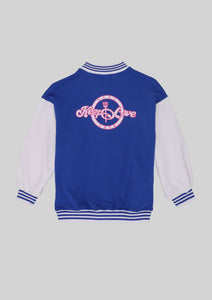'Keep Love' Varsity Jacket