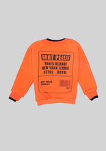 Load image into Gallery viewer, Orange Interactive Sweatshirt with Fabric Marker