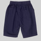 Navy Blue Smiley Drawstring Shorts