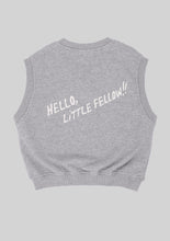 Load image into Gallery viewer, &#39;Hello Little Fellow&#39; Gray Sweater Vest