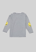 Load image into Gallery viewer, Striped Happy Face Long Sleeve Shirt