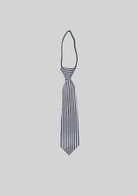 Load image into Gallery viewer, B+W Vertical Striped Tie