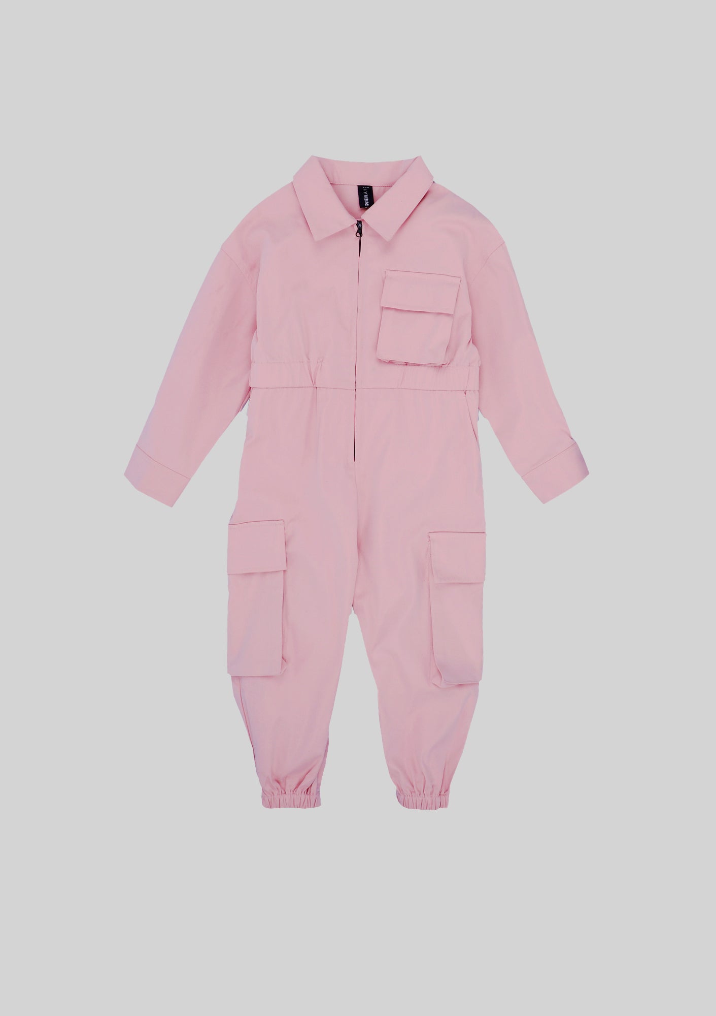 Pink Boilersuit with Chenille 'DCBL' Patch