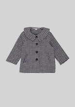 Load image into Gallery viewer, Houndstooth Pea Coat