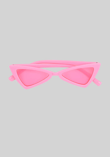 Pink Triangular Sunglasses