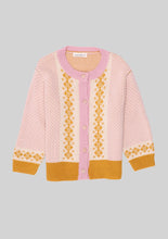 Load image into Gallery viewer, Pink Fair Isle Cardigan
