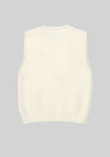 Load image into Gallery viewer, Cream Embroidered Strawberry Knit Vest